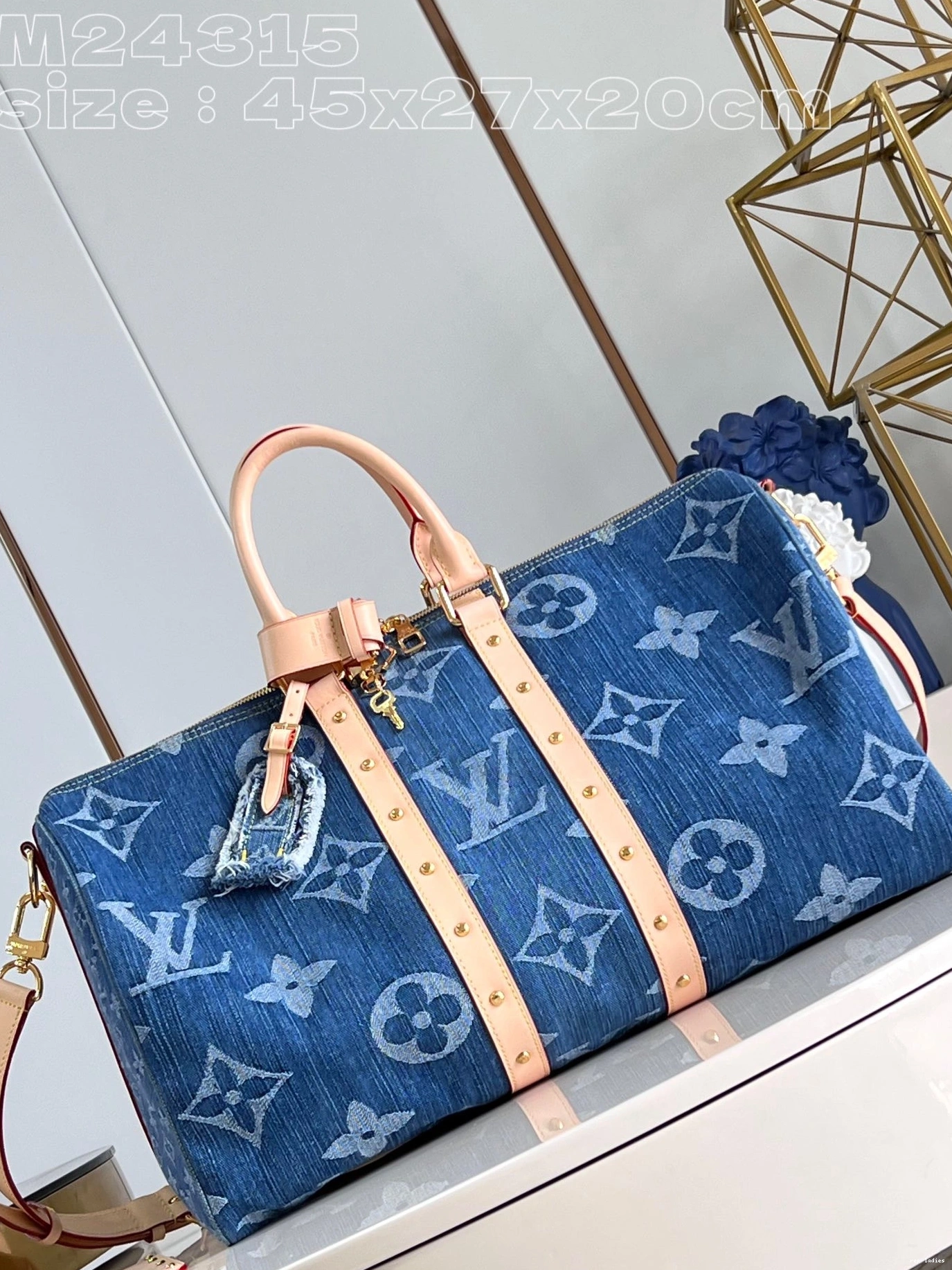 Cheap 45 LOUIS BANDOULIÈRE VUITTON KEEPALL 0821